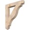 Ekena Millwork Funston Arts & Crafts Smooth Bracket, Douglas Fir, 5 1/2"W x 40"D x 44"H BKT06X40X44FST03SDF - alternate 1